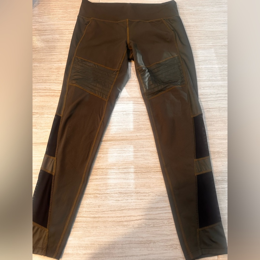 Women’s Athleta workout pants. 
Size Large
Moss green
